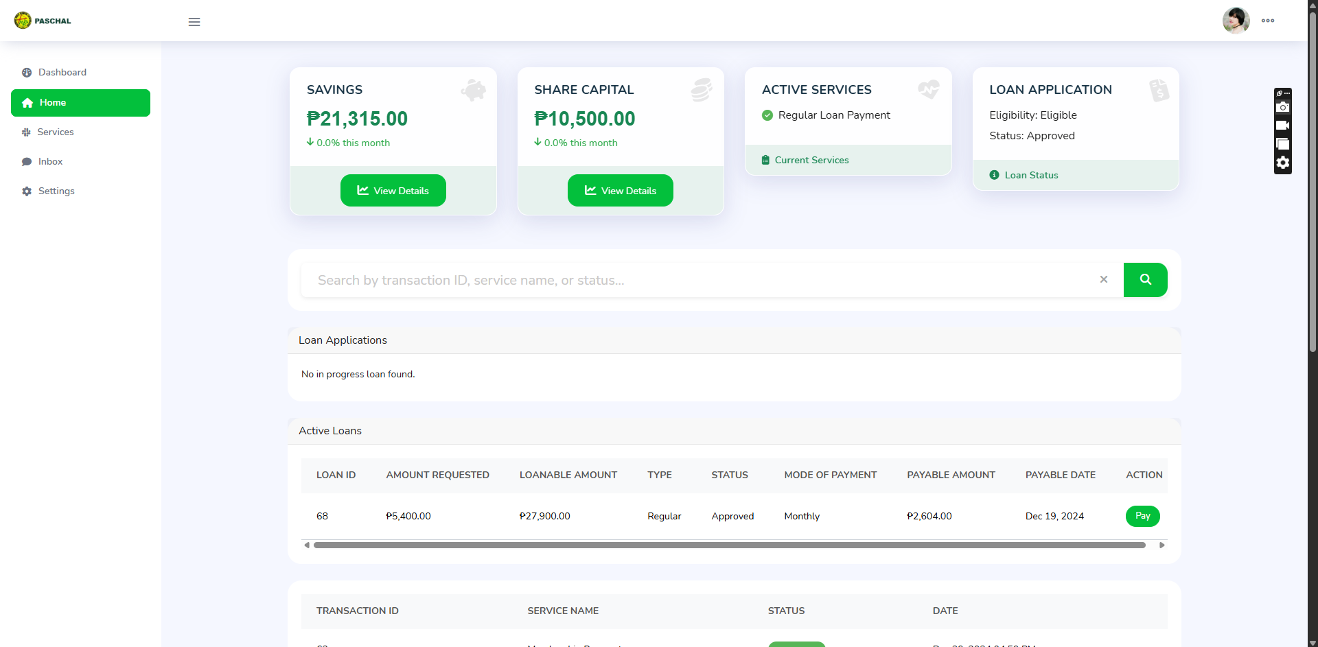 ML Prediction Dashboard