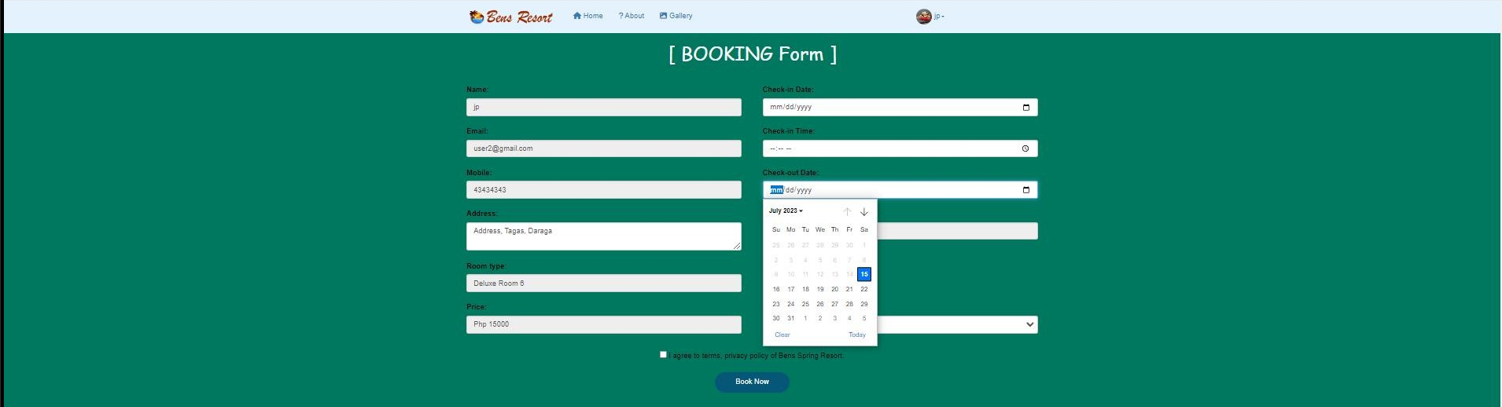 Booking System